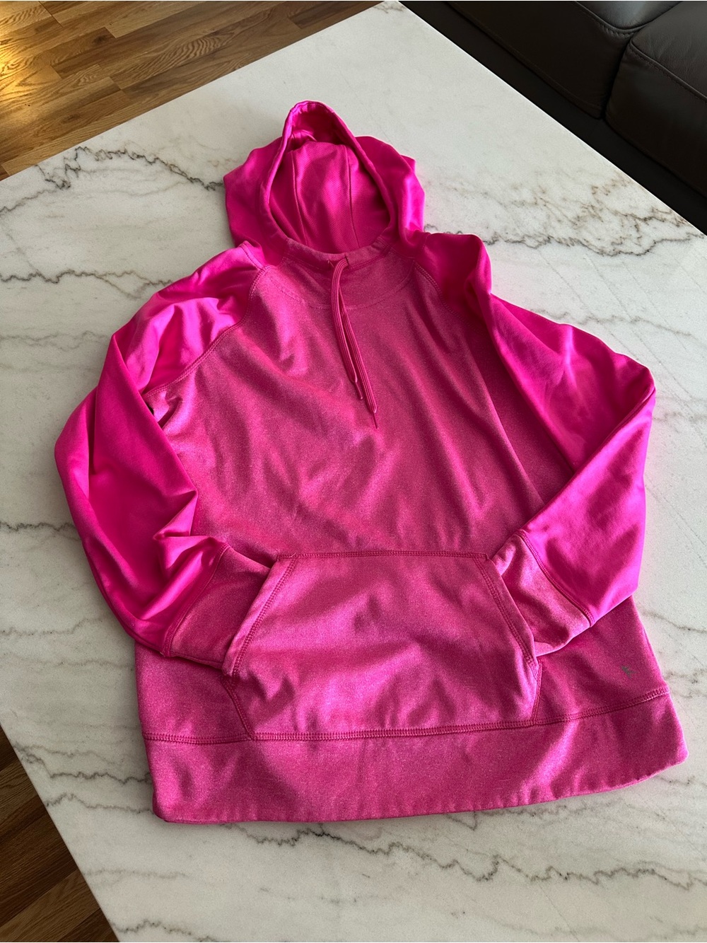 Danskin Now Hot Pink Hooded Pullover